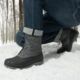 thumbnail image 6 of NORTIV8 Mens Snow Boots Insulated Waterproof Winter Boots Outdoor Comfort Warm Shoes, 6 of 7