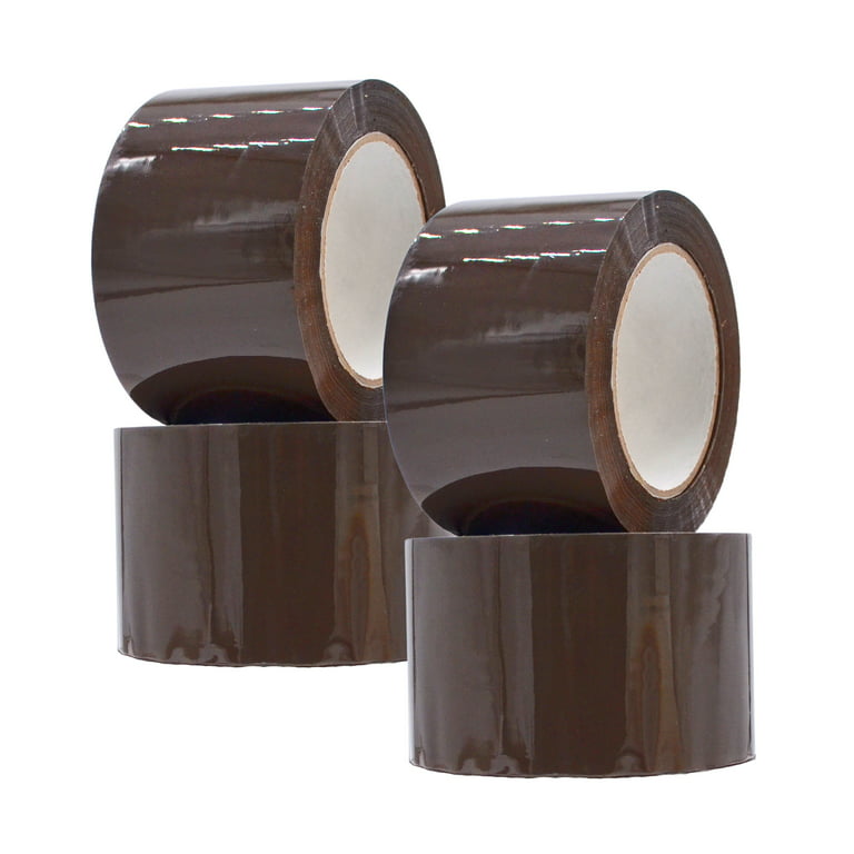 Black Packing Tape,Moving Tape,2 Inch x 110 Yards, 2.0 Mil Thick,Heavy Duty  Tape (1 ROLL)