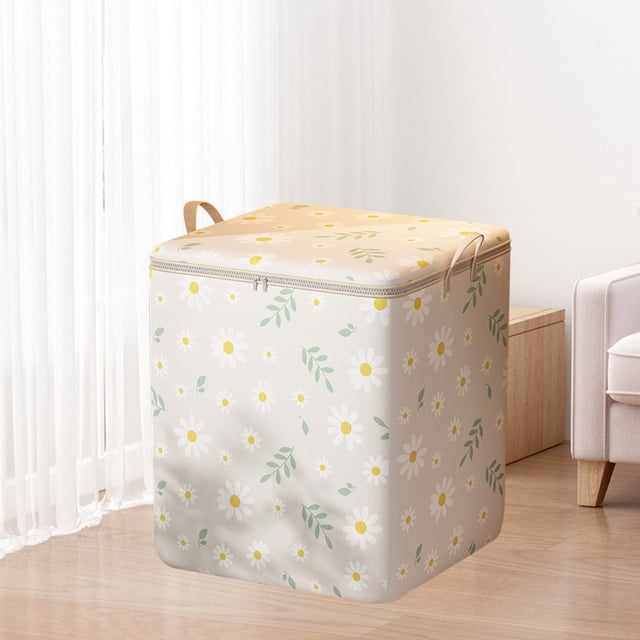 Chmadoxn Closet Organizers and Storage, Large Capacity Zipper Organizer Foldable Storage Bag Moving Bag Household Goods Clothing Underwear Socks Toy Storage Organizer Closet Organizer
