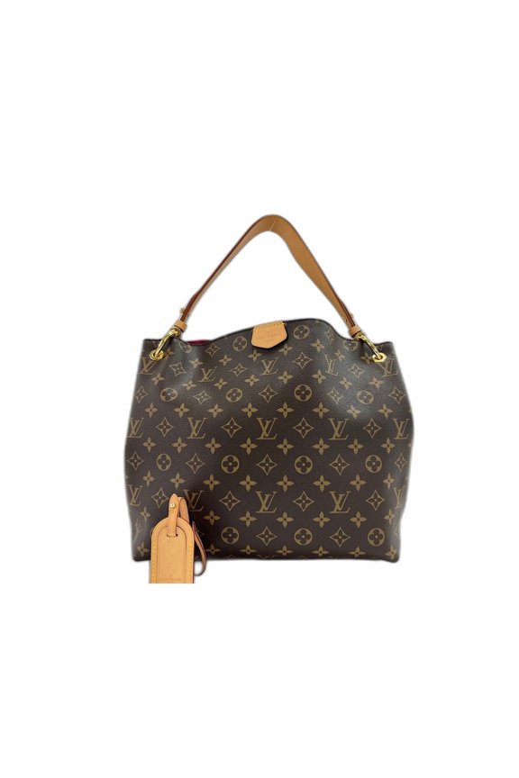Pre-Owned Louis Vuitton Graceful Shoulder Bag, Brown