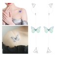 thumbnail image 4 of lionlar Soutien-gorge d'Épaule Réglable Invisible Transparent Papillon 1.8cm Bleu, 4 of 9