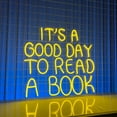 thumbnail image 2 of Glowneon A Good Day To Read Book Neon Sign, Long-lasting Wall Decor, 2 of 4