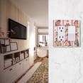 thumbnail image 5 of Yayeee Rocker Switch Wall Plate 1-Gang 4.6"x2.9" Home Decorative Outlet Cover, Green Christmas Houses, 5 of 6