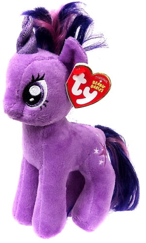 Ty My Little Pony Twilight Sparkle 8in Plush Beanie Baby for sale online 