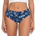 thumbnail image 1 of Balery Blue Bus Ropa Interior de Algodón para Mujer con Dibujo – Braguitas Cómodas y Elásticas, Estilo Clásico-X-Large, 1 of 6