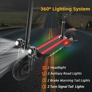 Electric Scooter Adult X500PRO Motor 2600W Battery 48V 21Ah Autonomy 45 Miles Double Suspension, Detachable Seat, Unisex