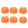thumbnail image 1 of Lámpara de vela LED de calabaza Sincero 6Pcs Flameless Battery Operated, 1 of 10