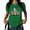 1-Green, variant on UNISHE Women's Funny Frog Sitting on Mushroom Graphic Short Sleeve T-Shirt Cottagecore Aesthetic Coffee Lover Casual Summer Top