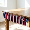 thumbnail image 5 of Patriotic Door Wall Decorations Outdoor Indoor, Nylon Red White Blue Stripe Banner for Yard Garden Porch, Independence Day Hanging Sign, Reusable Stars and Stripes Holiday Party Festive Ornament, 5 of 6