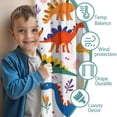 thumbnail image 3 of Blackout Kids Curtains,Cute Dinosaur Pattern Childrens Insulated Curtains Set Of 2,Bedroom Essentials,Toddler Room Decor 52x84in(132x213cm), 3 of 4
