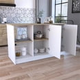 thumbnail image 2 of Pemberly Row Kitchen Island Engineered Wood Kitchen Islands in Multi-color, 2 of 9