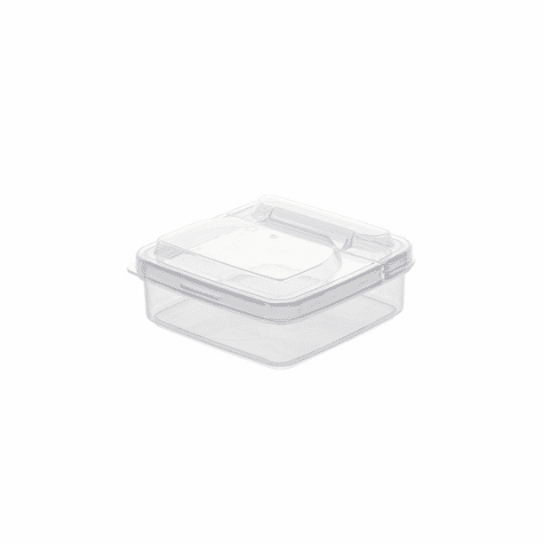 2 Pack Sliced Cheese Container for Fridge, Clear Plastic Butter Block Cheese Slice Storage Box