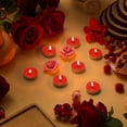 thumbnail image 4 of 50 Pack Tealight Candles, Mini Candles Smokeless Unscented Boxed Tealight, Emergency Candles Round Tabletop Candle For Wedding Valentines Layout (Purple), 4 of 5