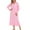 Pink, variant on Women Nightgown Long Sleeve Boat Neck Sleepwear Soft Comfy Loungewear Calf-Length Victorian Style Sleeping Dress Vintage Nightshirt, Blue S-2XL