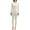 White, variant on Brilliant Undershirts for Women Long Sleeve Winter Women's Tight Round Neck Cotton Wool Thermal Underwear Pure Cotton Clothes and Trousers Two-piece Set White XXXL
