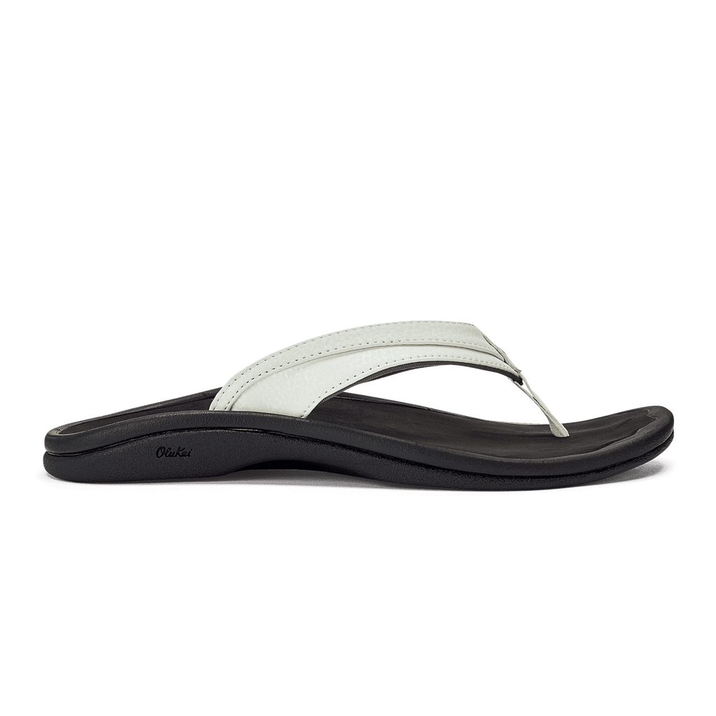 OluKai Ohana Flip Blanc/noir pour Femmes - 20110-4R40