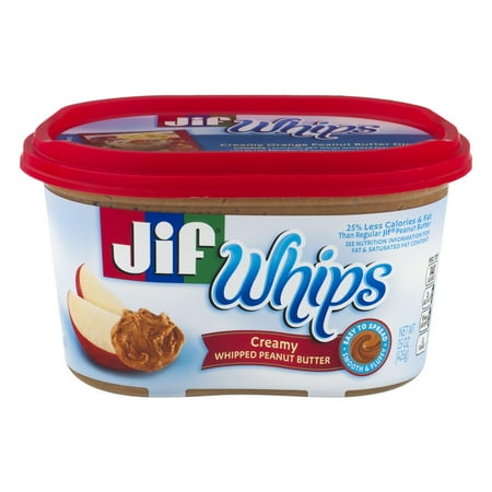 Jif Whips Creamy Whipped Peanut Butter, 15.0 OZ