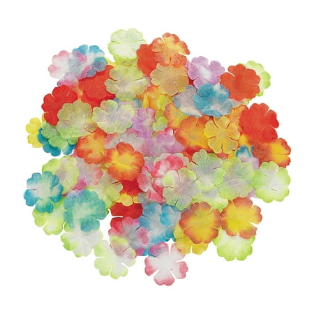 - Fun Express - Assorted Mini Bright Flower Petals for Summer - Party Decor - General Decor - Confetti - Summer - 1000 Pieces