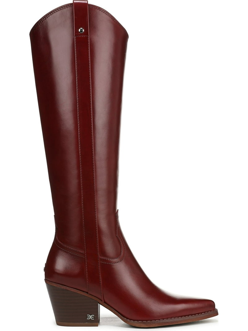 (取寄) サムエデルマン レディース ワイアット Sam Edelman women Wyatt Deep Scarlet Wide Calf Sam Edelman Women's Wyatt Western Boot Deep Scarlet 7.5M - Walmart.com