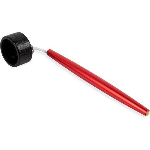 Cru5h Billiards Pool Chalk Holder - Aluminum Circle Cue Chalk Holder, Custom Crafted Billiards Chalk Holder, Portable Billiards Pool Accessories for Taom v10 Chalk, Taom Pyro & Generic Chalk (Red)