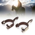 thumbnail image 4 of Escultura manual de acero con bajo contenido de carbono, apariencia elegante, bota de caballo vaquero, espuelas, decoración para competición ecuestre, entretenimiento, 4 of 11