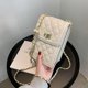 thumbnail image 4 of Bolso bandolera blanco simple Bolso de hombro para niña Mini cadena para teléfono móvil a la moda, 4 of 5
