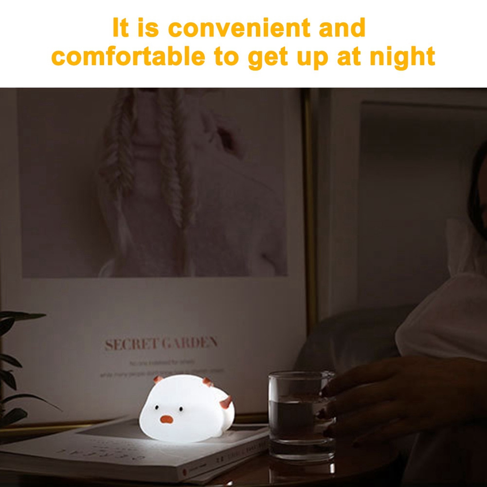 Greensen LED Lovely Pig Timer Sleeping Lamp Breathing Light