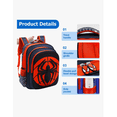 thumbnail image 3 of Estudiante Mochila Infantil Spider-man Con Estuche Lápices Azul Oscuro Mochila Escolar Impermeable Para Niños, 3 of 4
