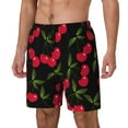 thumbnail image 2 of Haiem Cherry Men'S Quick-Dry Swim Trunks: Comfortable Beach Shorts With Mesh Lining And Pockets - Ideal For Swimming And Sunbathing X-Large, 2 of 9