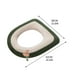 thumbnail image 2 of mfyjkho Cojín para inodoro doméstico | Funda impermeable, esponjosa y gruesa | Almohadilla lavable para asiento de inodoro en todas las estaciones | 1 paquete, 2 of 3