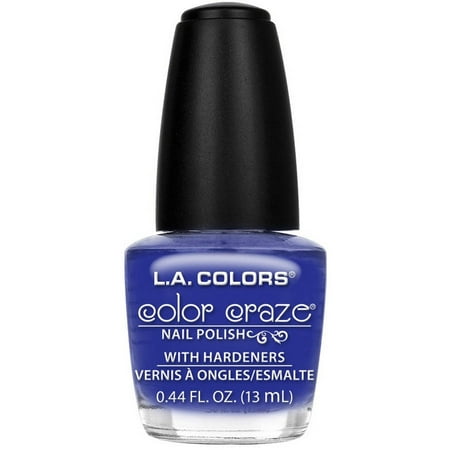 L.A. Colors Color Craze Nail Polish, In a Flash (Best Blue Nail Polish Colors)