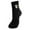 #437-Black, variant on ICHUANYI Winter Fuzzy Socks Mid Tube Socks for Women Cute Winter Soft Fluffy Cozy Slipper Sleeping Coquette Xmas Socks Gifts