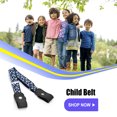 thumbnail image 5 of Sonducket Cinturón sin hebilla Suministros de armario para niños Niñas a cuadros morados y negros Cinturones estrella azul Sonducket AP008680-19, 5 of 5