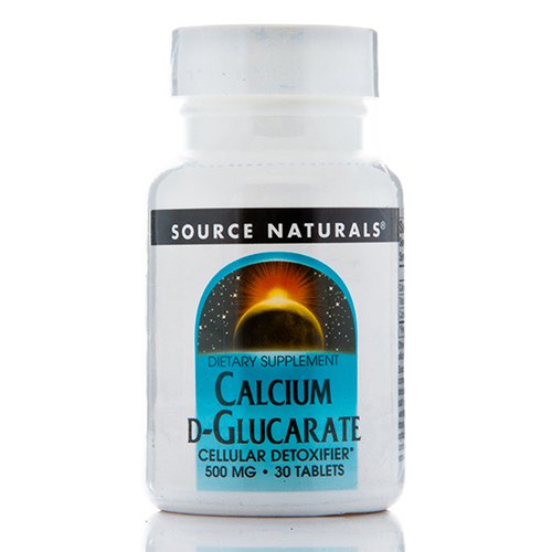 Calcium DGlucarate 500 mg 30 Tablets by Source Naturals Walmart