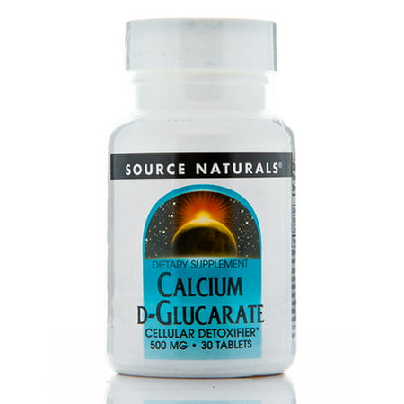 Calcium D-Glucarate 500 mg - 30 Tablets by Source