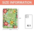 thumbnail image 2 of Academic Year Planner 2023-2024 Daily Weekly and Monthly Agenda Calendar Planner Notebook with 12 Monthly Tab, Inner Pocket 8.4”×6.1” - Green Dance and Red Fly, 2 of 5