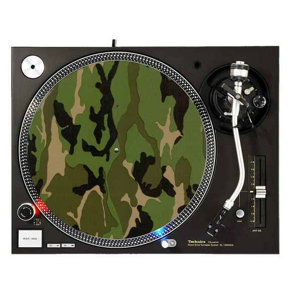 KuzmarK™ 12" DJ Turntable Slipmat - Camoflauge