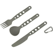 Sea to Summit Alpha Set Camping Cutlery Set with Knife, Fork, and Spoon