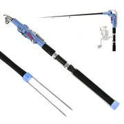 2.1m/2.4m/2.7m/3.0m Adjustable Automatic Fishing Rod Sea River Lake Pool Telescopic Rod Pole with Bank Stick
