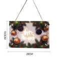thumbnail image 5 of Christmas Bookshelf Table LED Pendant Premium Material Portable Door Sign for Holiday Parties Gate Decor, 5 of 5