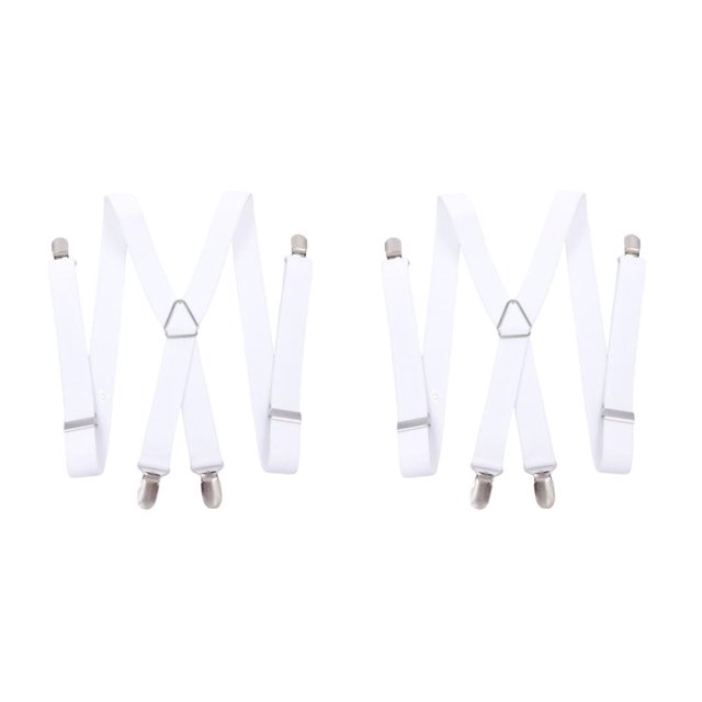 Minnieouse Tirante en forma de X para pantalones, correa para fotografía, informal, para adultos, pantalones cruzados elásticos, abrazadera para Type2 NO2