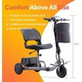 thumbnail image 4 of Reyhee Triad Compact Folding Electric Mobility Scooter, 50 Lbs Lightweight Portable, 4 of 12