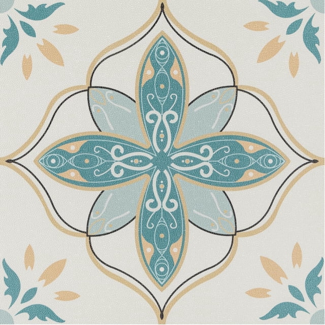 Vinilo RomDeco para pisos, despegable y pegado, color verde, 30 x 30 cm, paquete de 20
