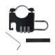 thumbnail image 5 of Casco combinado Cerradura de 3 dígitos Cerraduras antirrobo para manillar de motocicleta Negro, 5 of 5