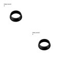 thumbnail image 3 of Eigraketly Tija de sillín de bicicleta, anillo de silicona, cubierta antipolvo, impermeable, para bicicleta de montaña, accesorios protectores para Negro S 2piezas Eigraketly CBP145369, 3 of 6