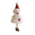 thumbnail image 4 of Feledorashia Christmas Plush Doll Ornament, Stuffed Holiday Tree Pendant, Soft Winter Character with Knit Details and Attached Hanging Loop, Cozy Decoration for Branches Garlands Shelves and Mantels, 4 of 6