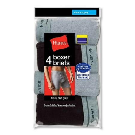 TAGLESS 2XL Boxer Briefs with Comfort Flex Waistband 4-Pack
