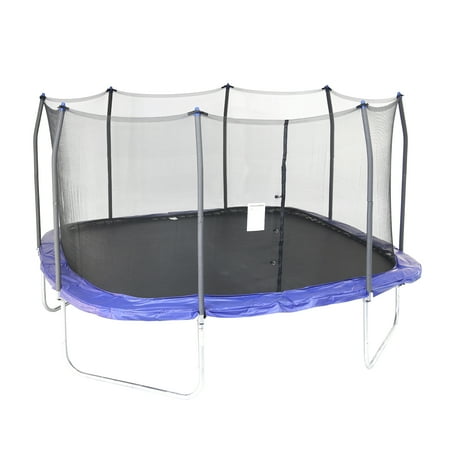 Skywalker Trampolines Square 14-Foot Trampoline  with Enclosure  Blue (Box 2 of 2 Only)