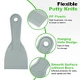 thumbnail image 3 of Uxcell 4pcs Putty Scraper 1.5" Plastic Flexible Tool for Pasting Plaster Repairing Walls, 3 of 7