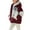 Wine, variant on KAUOD Boys Winter Sherpa Jackets Fuzzy Padded Zip up Hooded Coats Teen Kids Striped Fleece Soft Warm Outwear with Pockets